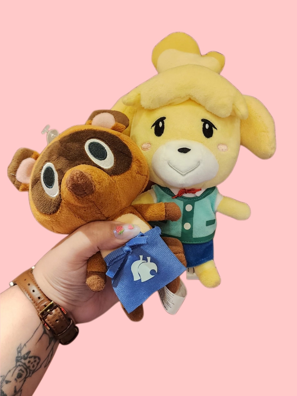 Animal Crossing Tom Nook & Isabelle Plush Set!